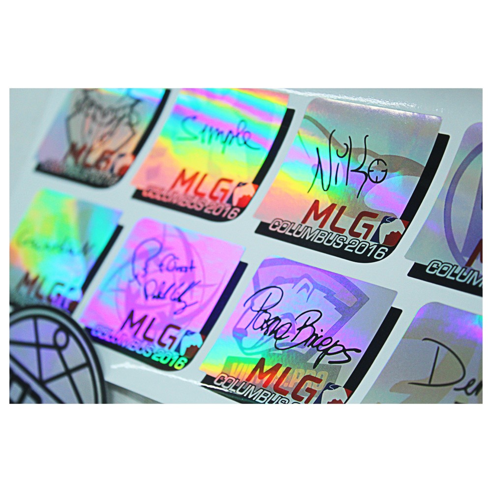 Custom Watermark Hologram Tamper Proof Seal Stickers