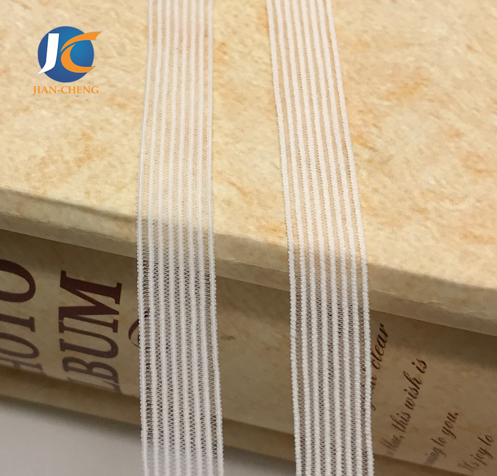Professional Custom High Quality Soft Woven Thin Elastic Band for Bra Webbing Garment Eco-friendly Home Textile Support