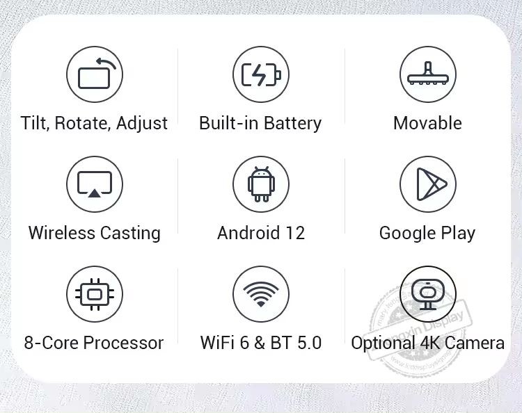 Stand By Me TV 21.5 27 32 Inch Smart Touch Screen Portable Movable Rechargeable LCD Smart TV