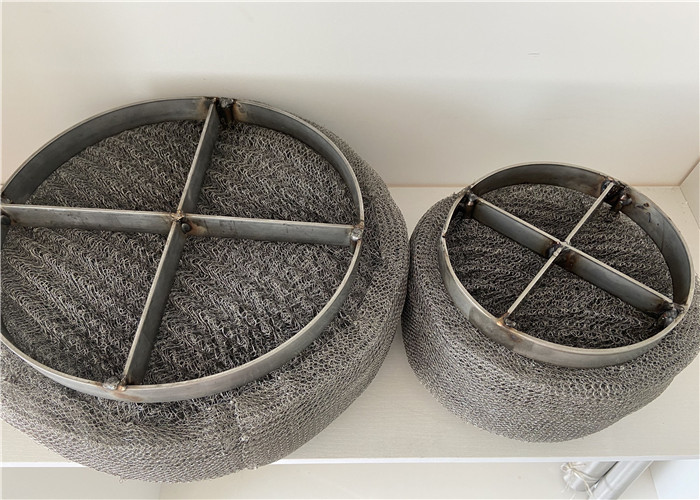 Metallurgy Filter Wire Mesh Demister Pad Customized Sizes For Chemical Tower