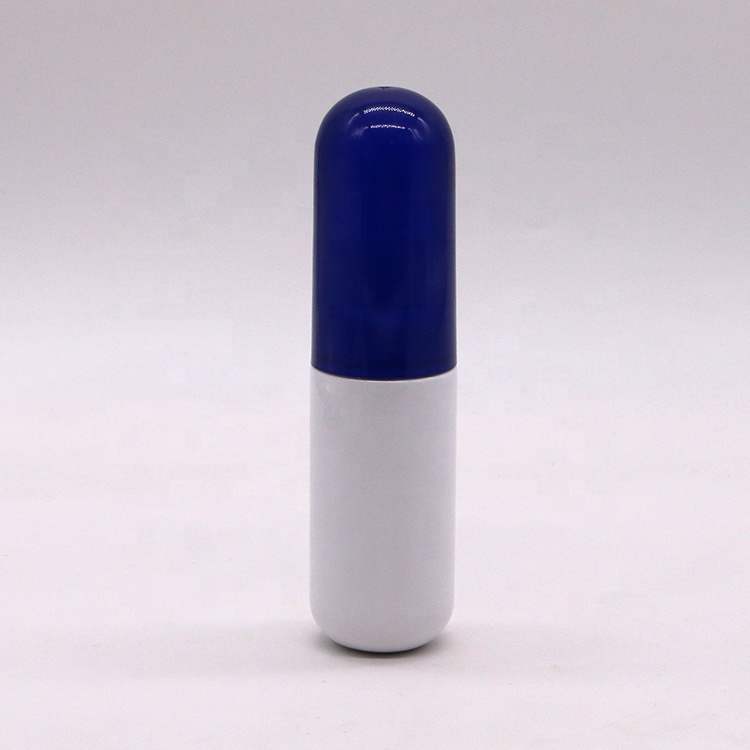 Customizable Color 50ml PET Mini Capsule Shape Plastic Bottle for Personal Care Needs