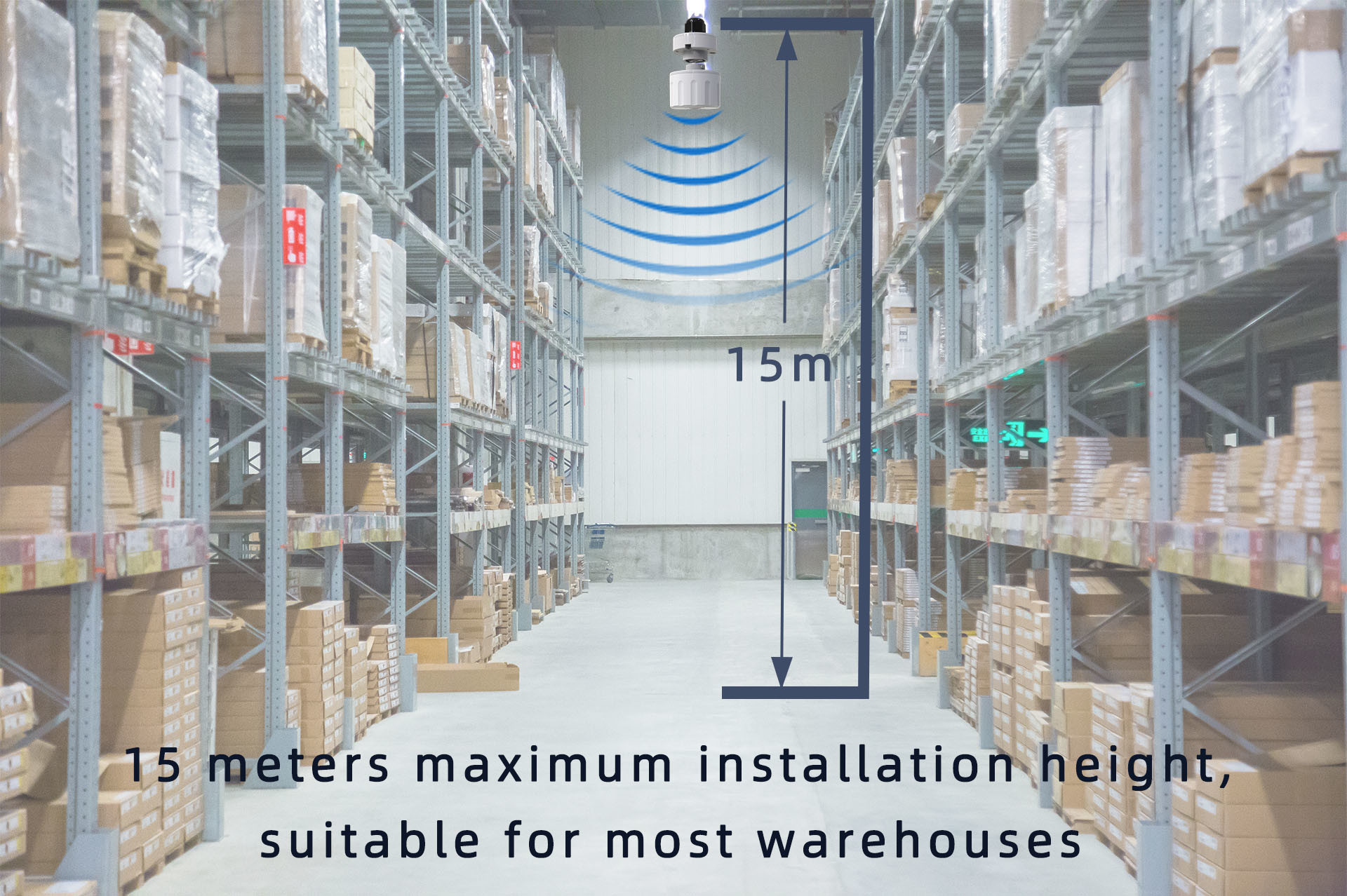 MC079D 99C DC Controller Microwave Motion Sensor IP65 Waterproof For Warehouses