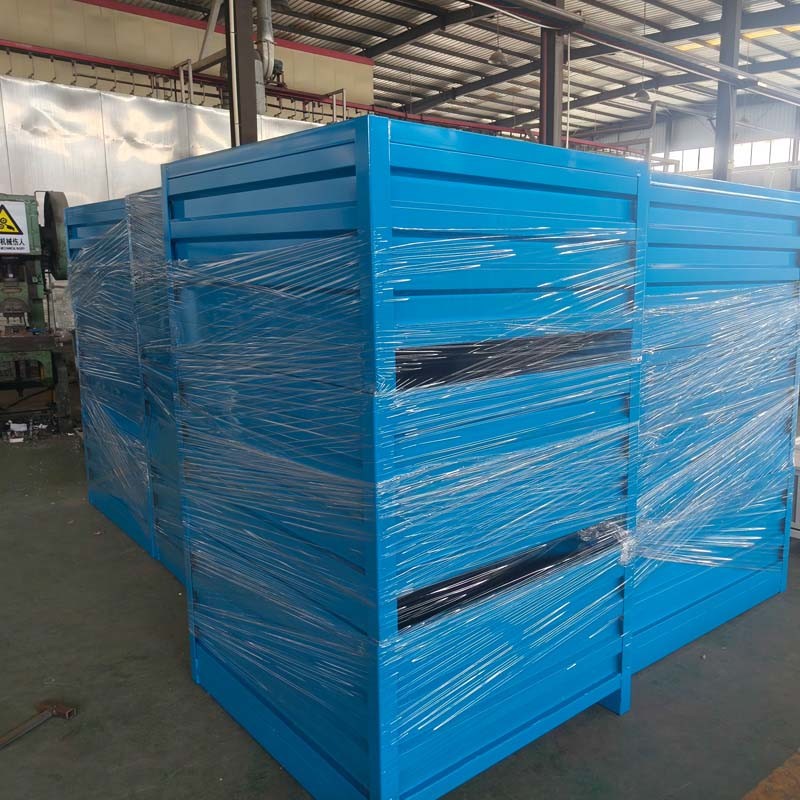 Industrial Warehouse Material Metal Pallet Box Folding Stackable