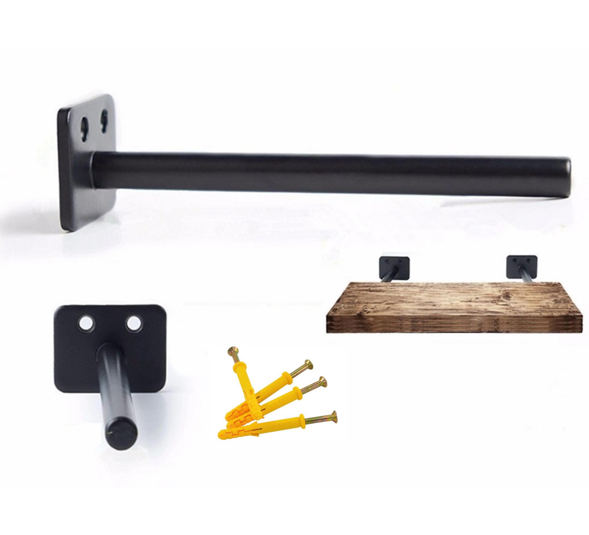 Zinc Plated Invisible Floating Shelve Brackets with Single-Side Bracket Structure