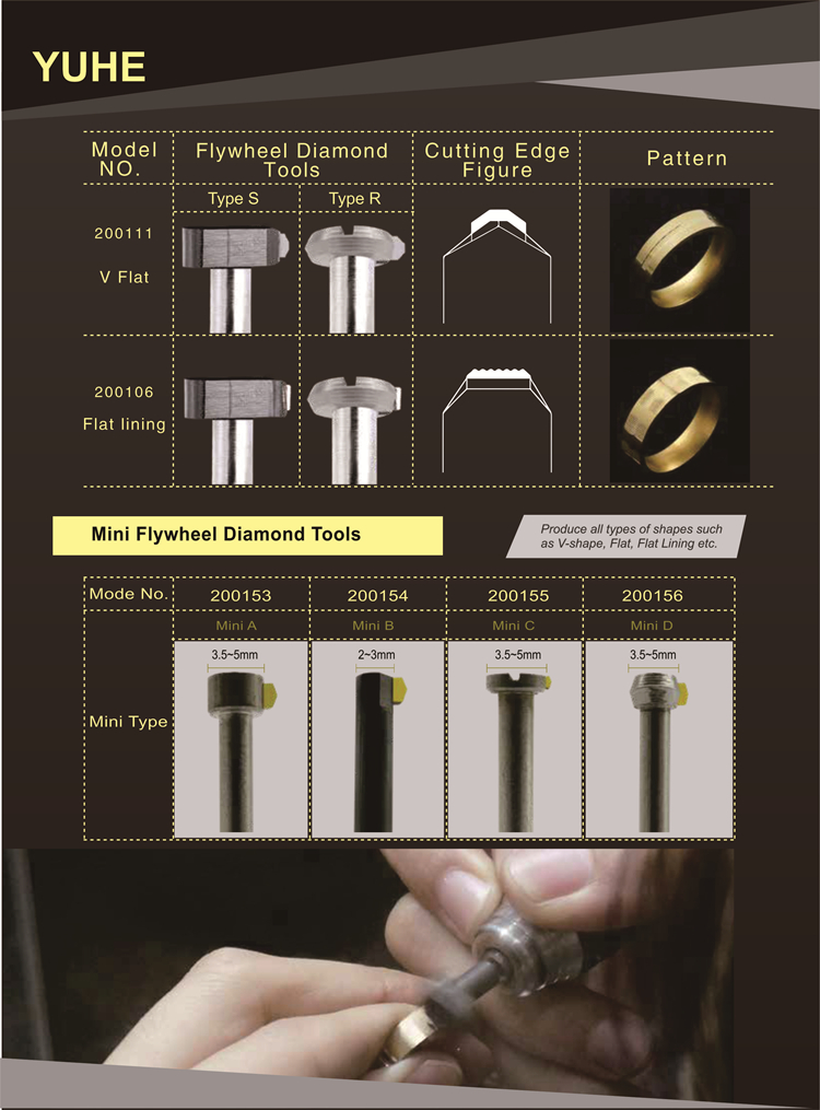 3.0mm Shank CVD Jewellery Diamond Cutting Tools