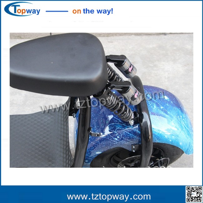 double airbag rear shock absorber 2 wheels Electric Motorcycles citycoco scooter