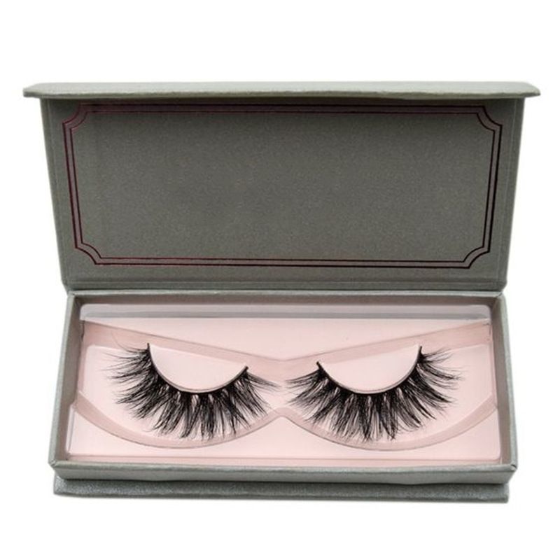 Folding Cosmetic Box Custom Printed Logo Eyelashes Box, Fashion Small Magnetic Paper Packaging Box