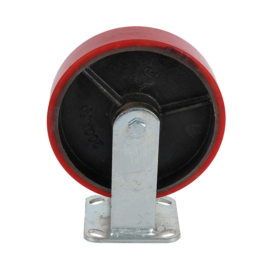200mm 600kg Vintage Scaffold Polyurethane Heavy Duty Swivel Castor Wheels