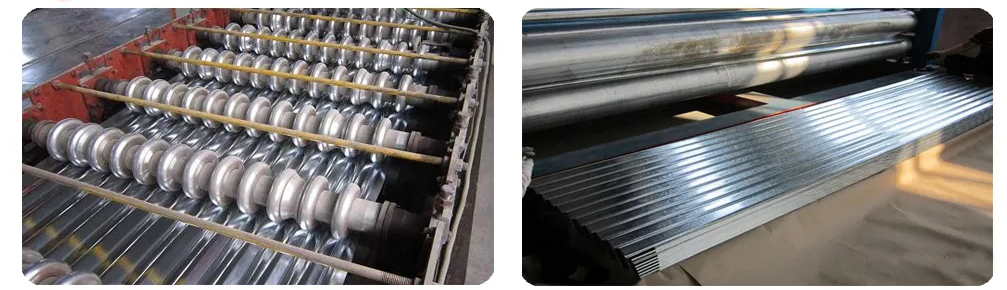 SGC490 High Strength Galvanized Steel Corrugated Roof Panel For Building Construction
