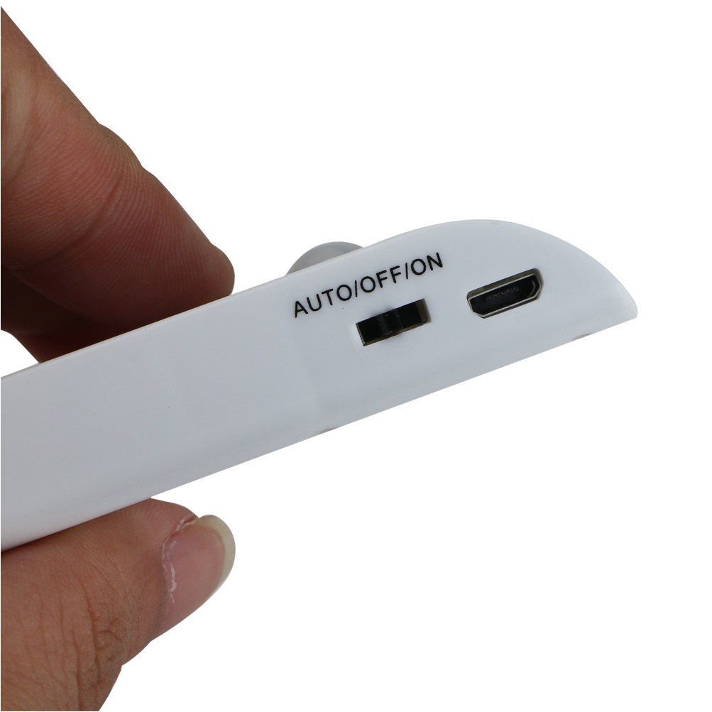 USB Rechargeable IR Night Light with Motion Sensor Wireless 12LED Wall Lights Closet Lamp Auto On/Off Magnetic Plate for