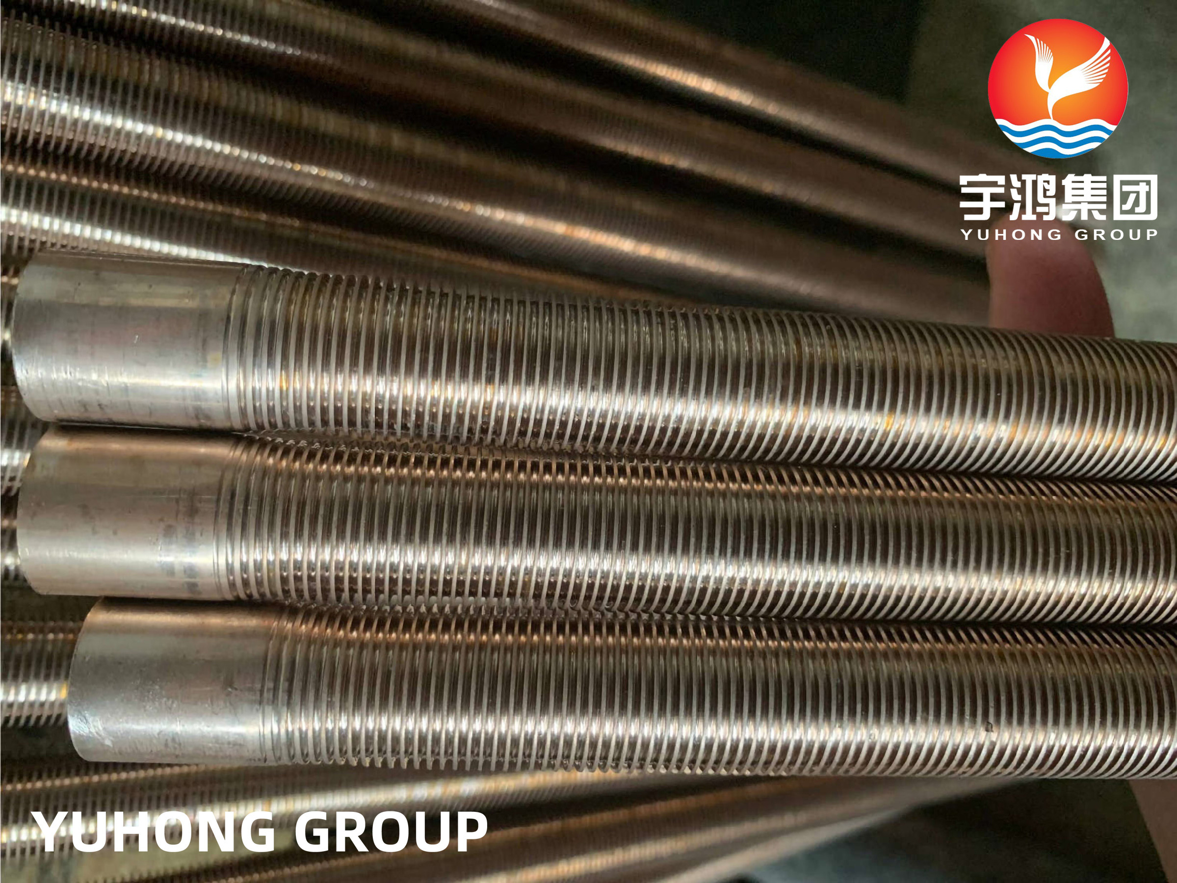ASTM B111 C70600 O61 Low Fin Tube Copper Alloy Seamless Tube Cu Ni 90 / 10 Heat Exchanger Fin Tube Air Cooler Heating