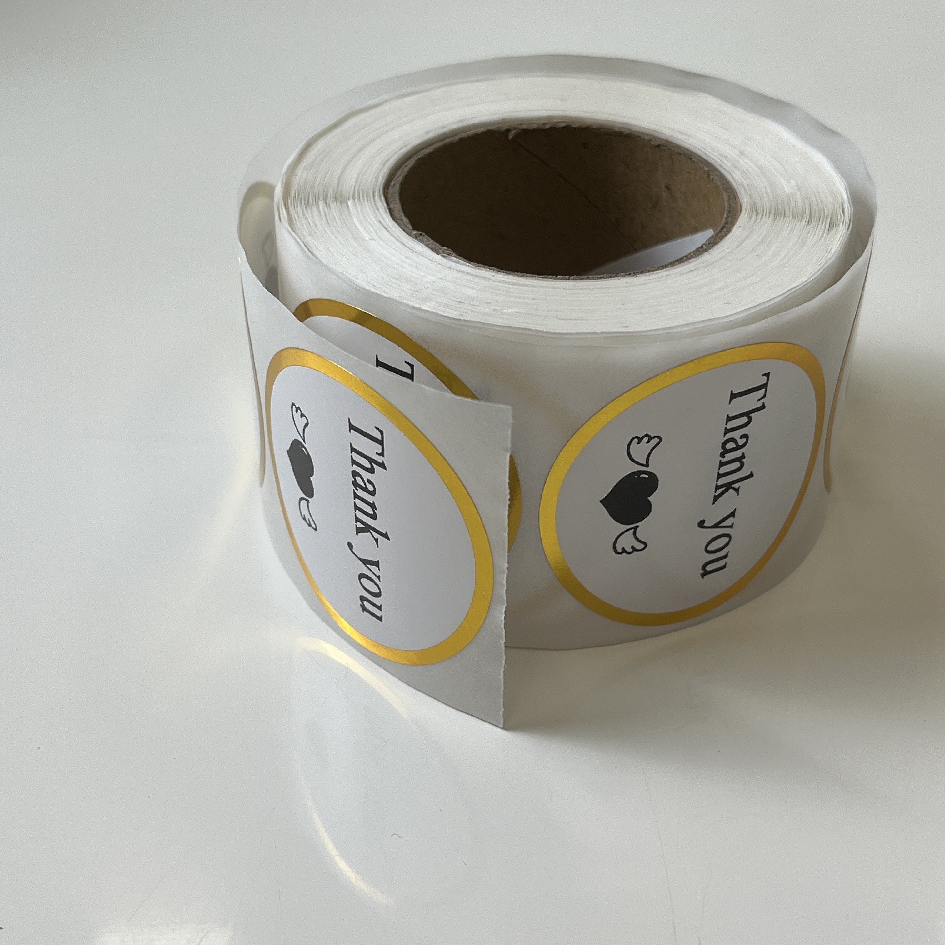 Self Adhesive Vinyl Logo Printing Label Sticker Roll Waterproof