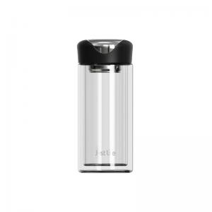 Buy cheap OEM Double Wall Borosilicate Glass Tea Bottles Tumbler With Strainer And Lid product