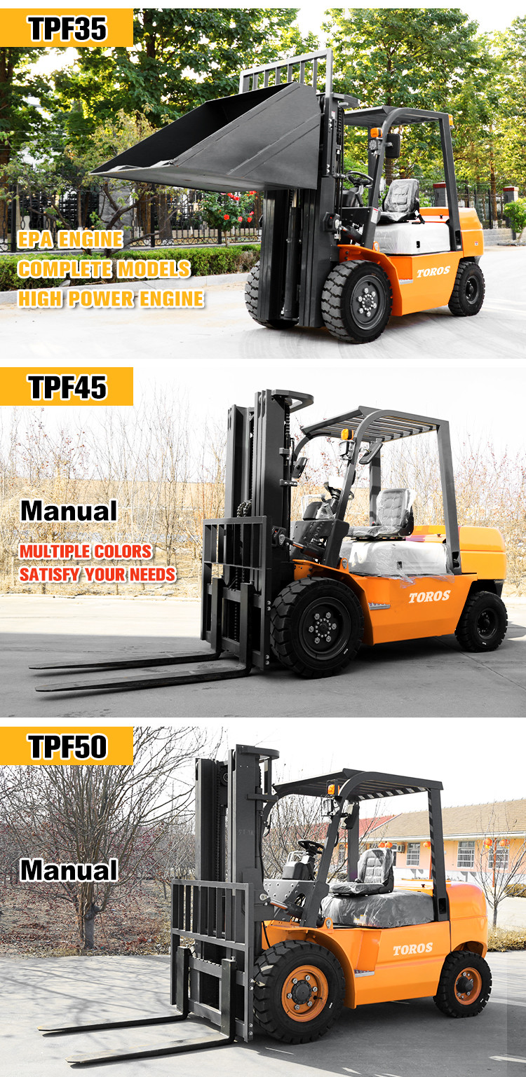 Industrial 2-3Ton Diesel Counterbalance Forklift Material Handling