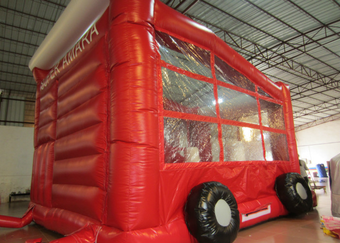 Hot sale inflatable shpping cart jumping house PVC inflatable wide jumping house simple inflatable bouncer