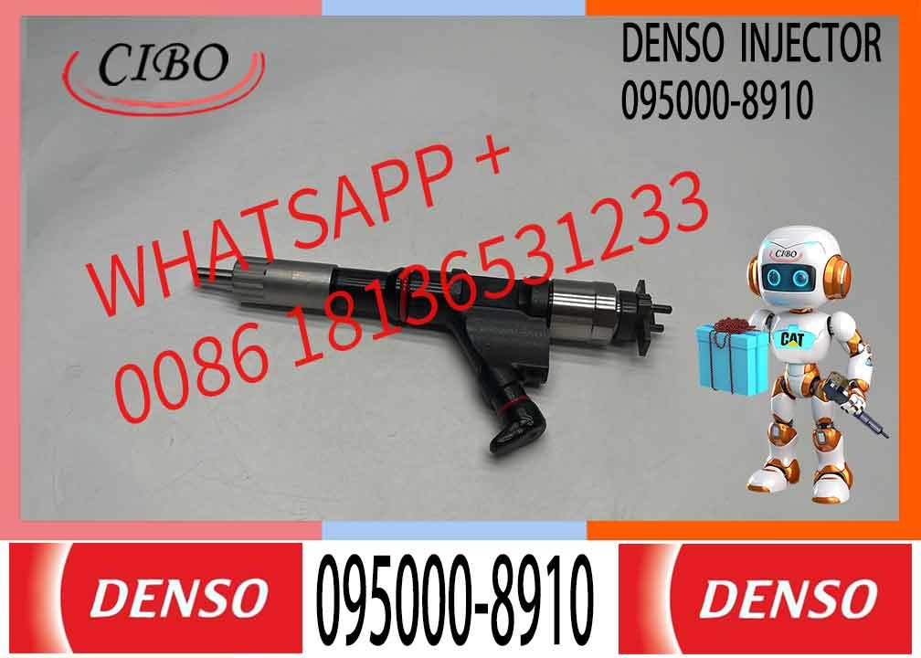 100% Genuine Common Rail Diesel Fuel Injector 095000-8910 095000-8011 VG1246080106
