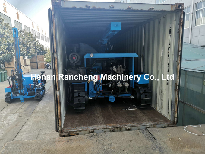 90mm - 140mm Dia DTH Drilling Equipment 45kw Diesel Engine Down The Hole Drill Rig