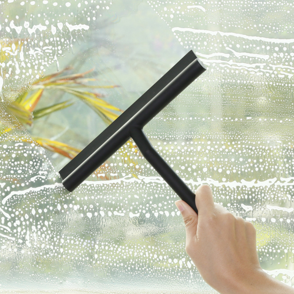 Silicone Mirror Cleaning Squeegee With Magnetic 3M Holders