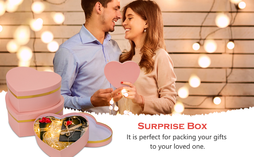 pink gift boxes