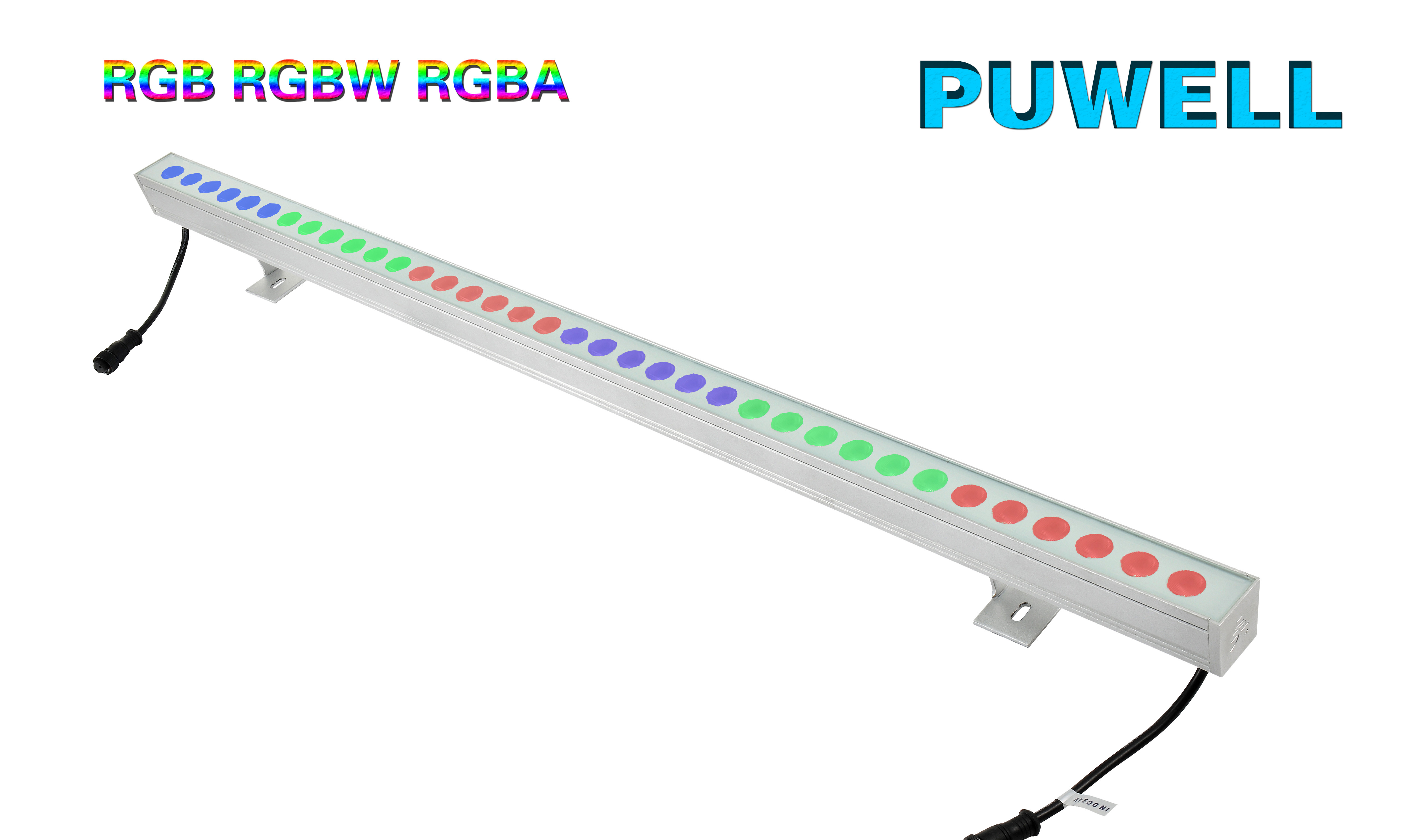 Aluminium SMD 3535 72W LED RGB Wall Washer