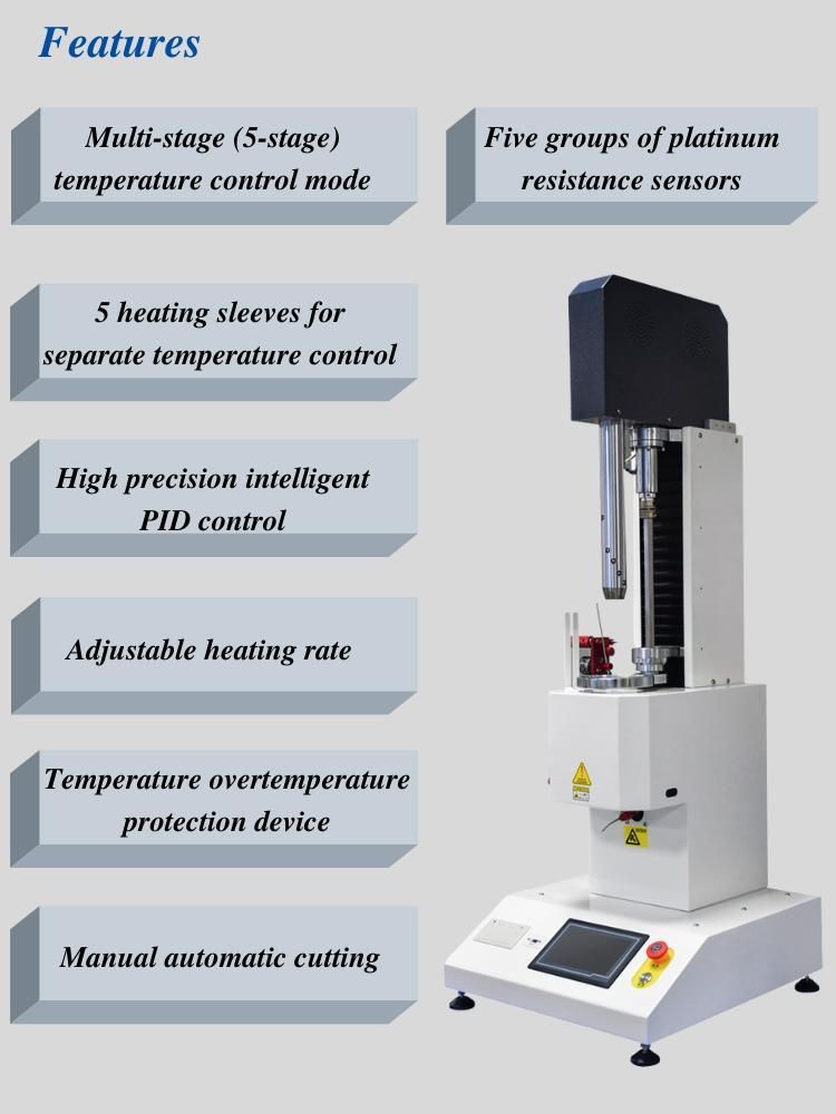 Plastic and Resin Automatic Melt Flow Testing Machine