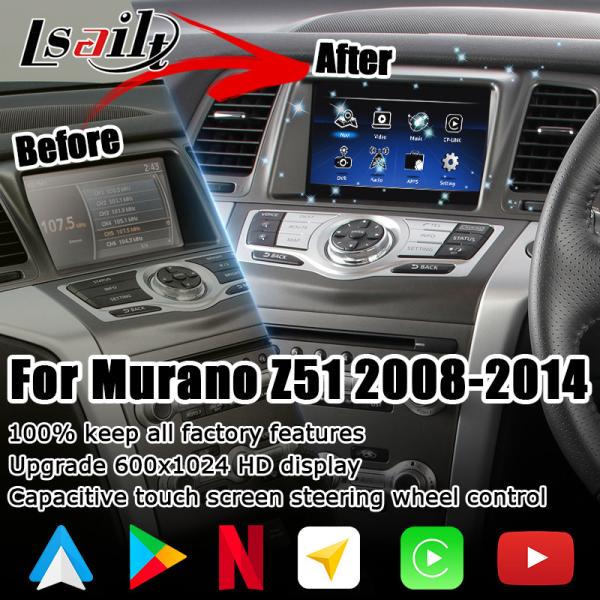 Nissan Murano Z51 Android HD screen upgrade Android auto carplay Youtube waze