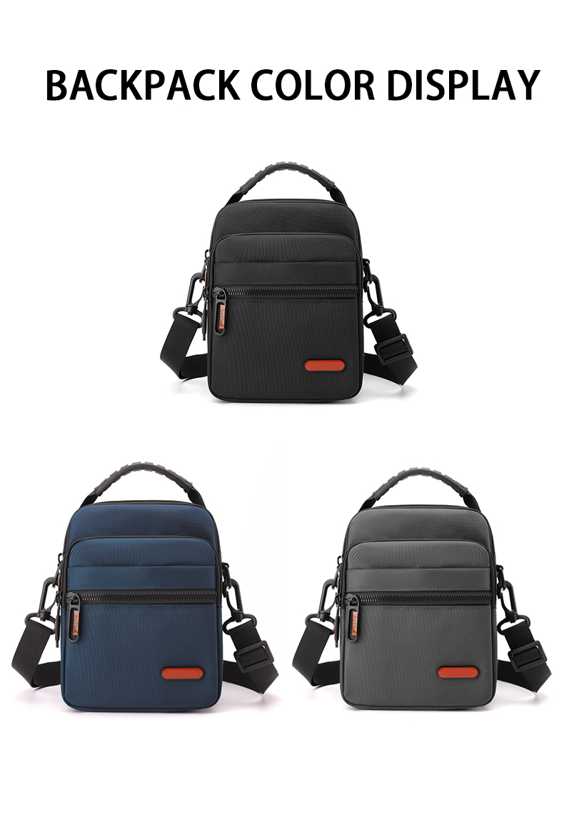 Multi Layer Men Designer Messenger Bags Crossbody Side Bag With Zipper Pocket