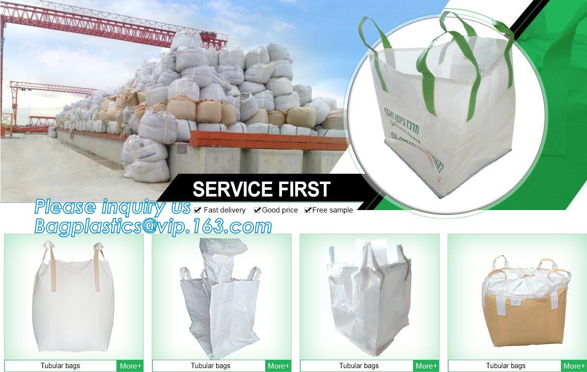 customizable PP u-panel baffle big bag /coated white woven PP jumbo bag/ventilated 4 panel baffle bag/all colors availab