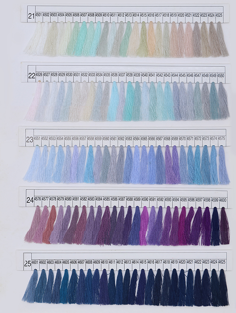 100g 3300y per Cone Polyester Sewing Thread 100% Spun Yarn 20s/3 in 1000 Colors