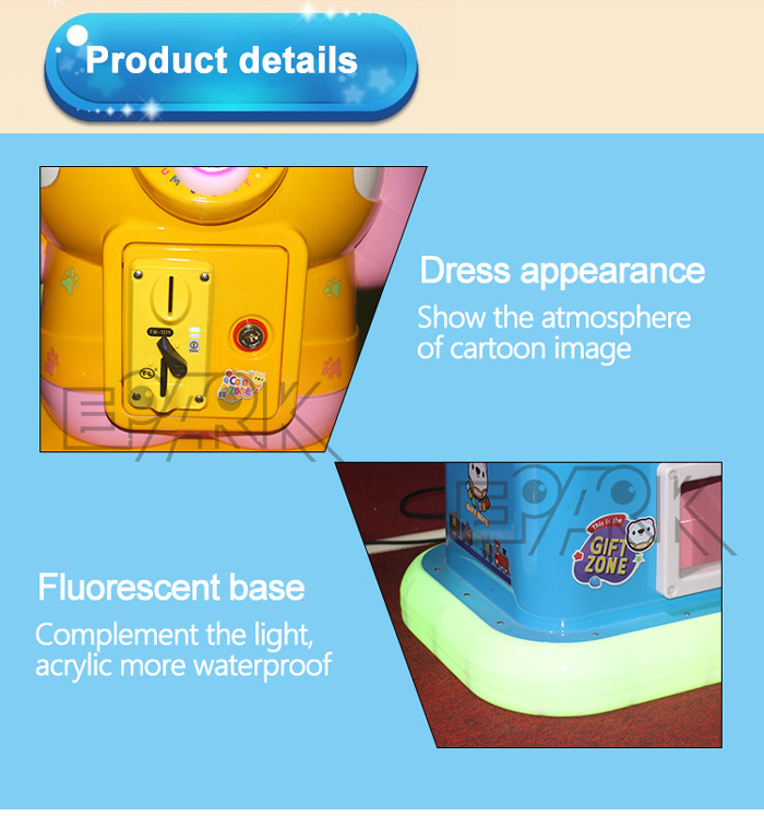 Kids Coin Operated Arcade Machines Gashapon Capsule Toy Vending