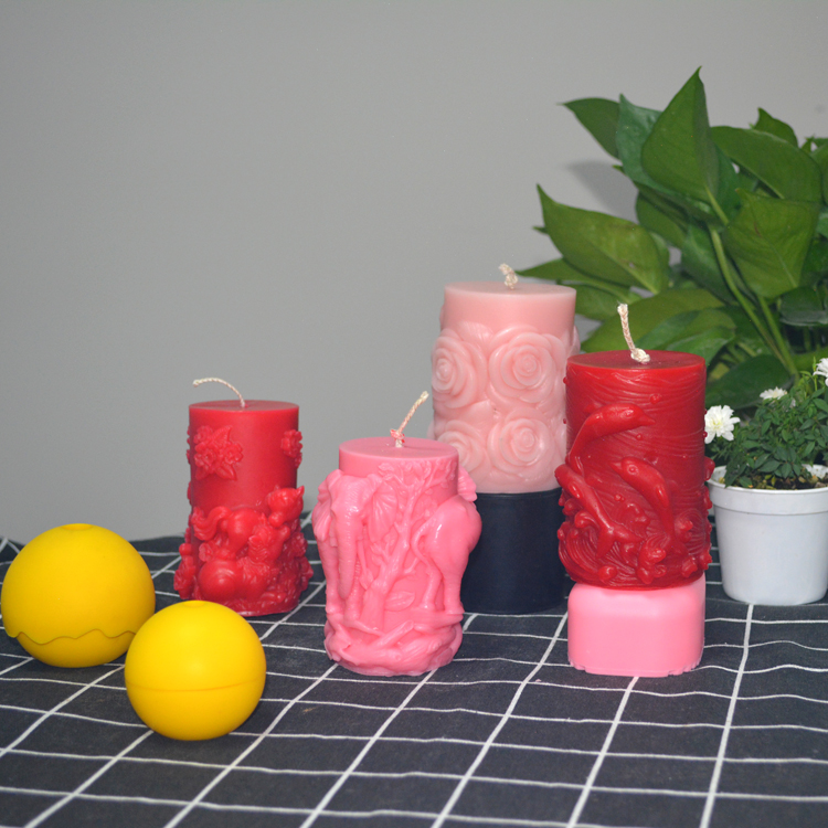 Dolphin Shape Silicone Candle Mold Sustainable 3D Candle Molds