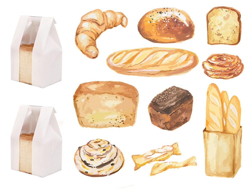 Large Grease-Proof Bread Snack Kraft Paper Bag with Front Window Eco Friendly Packaging