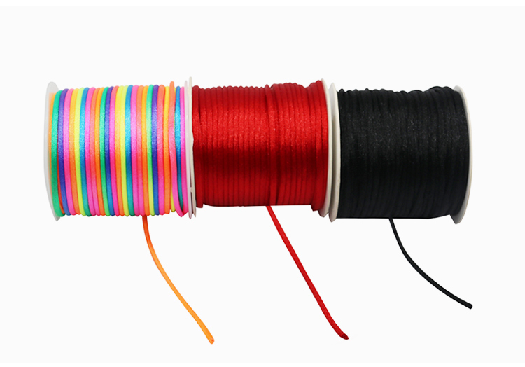 Taiwan Jade Thread Braided Jewelry Nylon Rope for DIY Chinese Knot 0.8mm 1.0mm 1.5mm