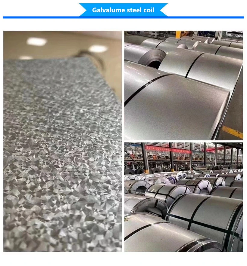 DX51D AZ150 Galvalume Aluzinc Steel Coil AZ150G 1.0*1250mm For lok Roofing Sheet