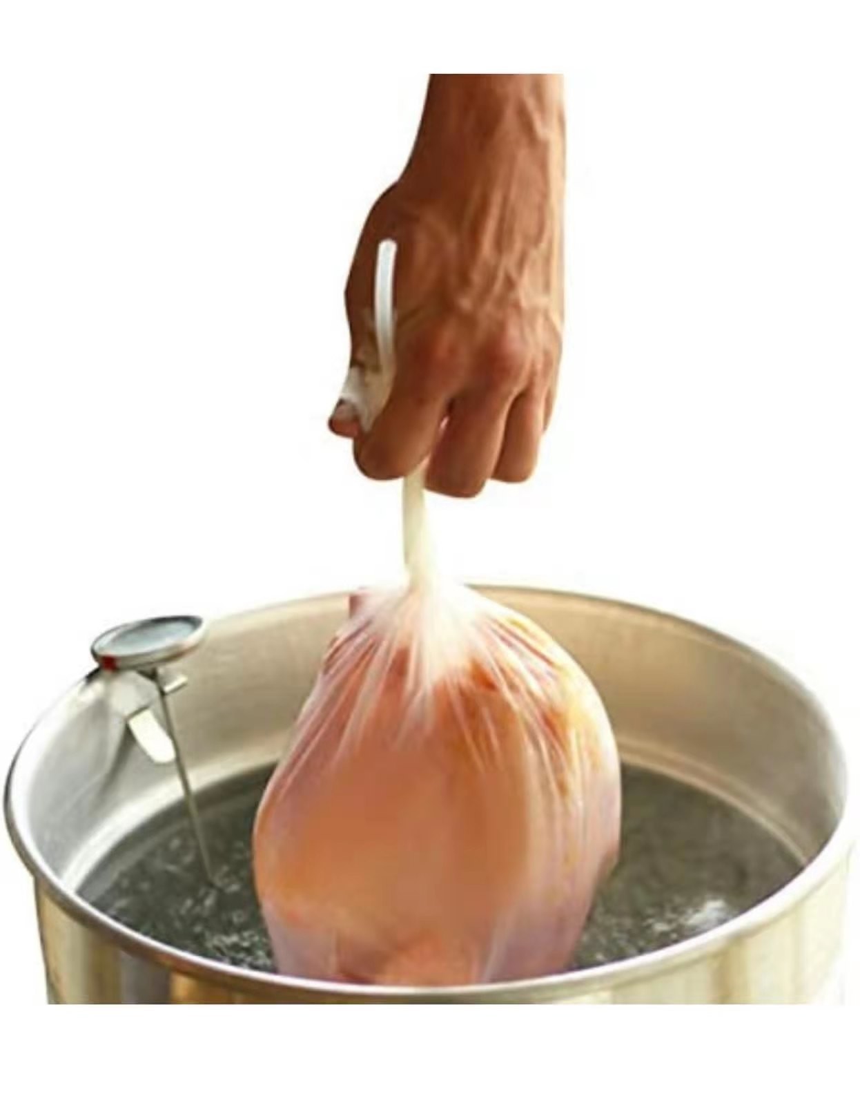 Food Grade Hot Water Shrink Poultry Bags 50um 55um EVA PE Co Extruded