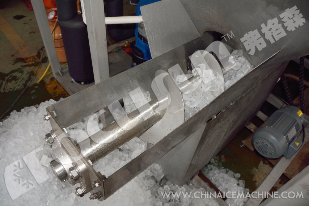 1 Ton Cube Ice Machine For Cold Drinks Edible Ice Customized