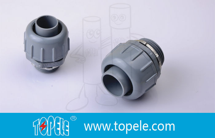 Liquidtight Nonmetallic Straight PVC Conduit Fitting Connector 1/2 In.