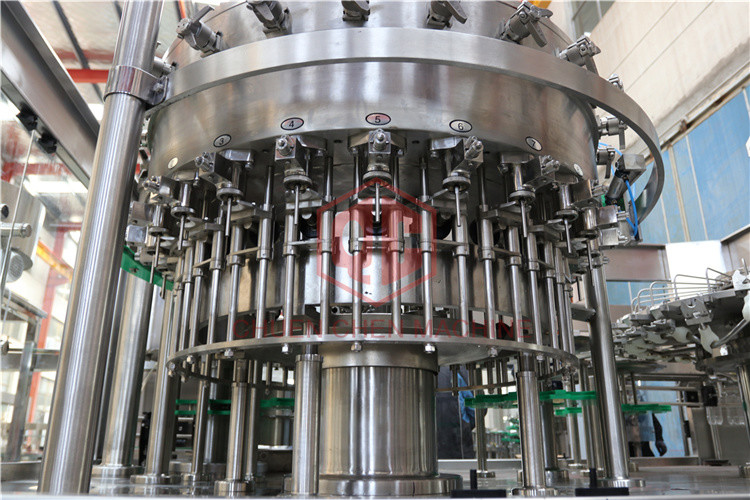 Commercial Carbonated Drink Filling Machine 3 In 1 Inline Filling Systems