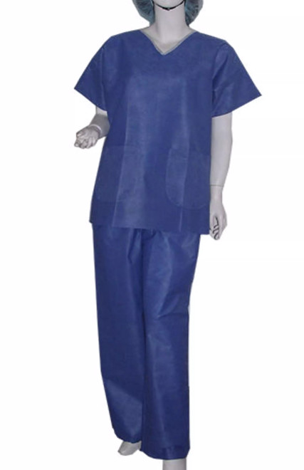 Protective Disposable Scrub Suits For Hospital Nursing Patient