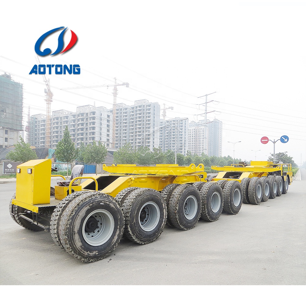 Transport Dolly Trailer for 100-250 Tons Steel Tubes Overall Dimension 7030*550*630