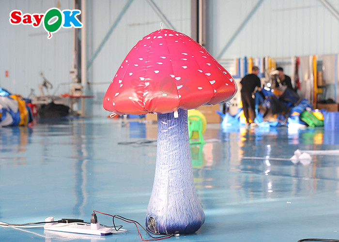 Outdoor Advertising Led 1m Large Inflable Mushroom For Easter
