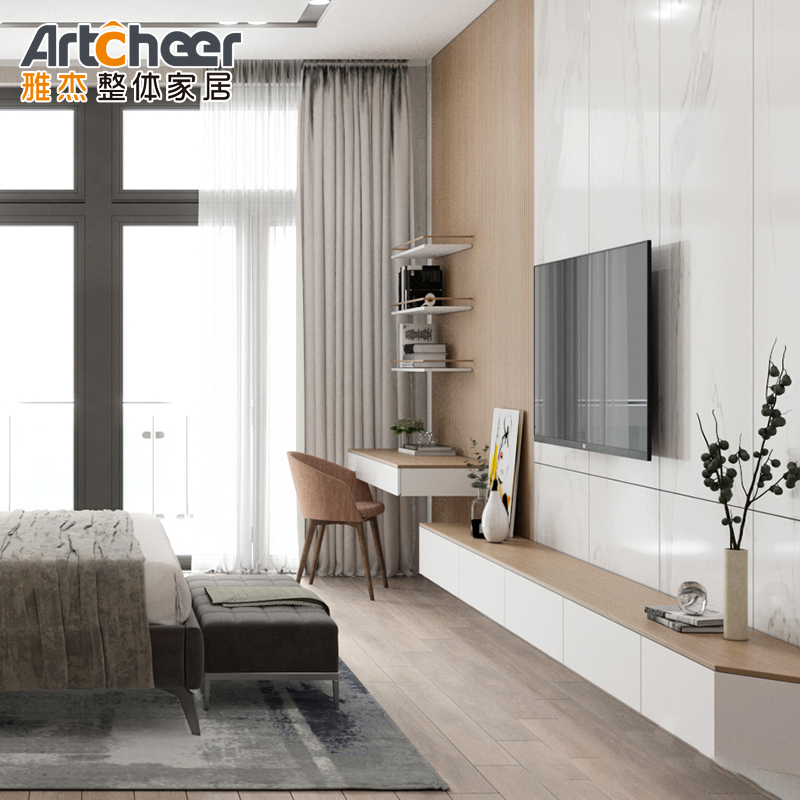 Modern Tea Table and TV Cabinet Combination in Customized Color Choices Offered