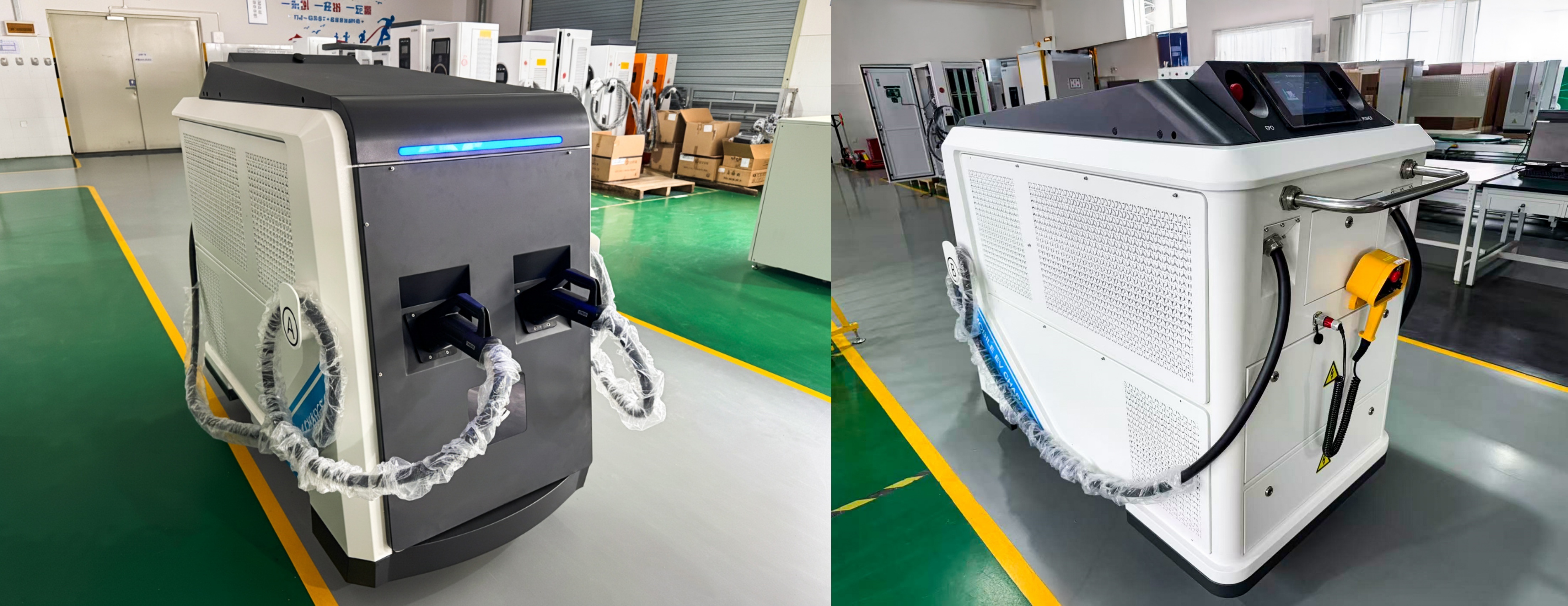 80KW Mobile EV Charging Station CCS1 / CCS2 Mobile DC Fast Charger