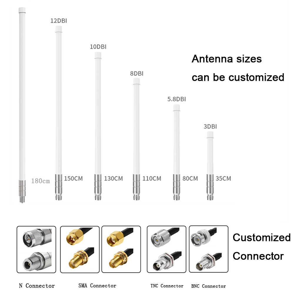 1M/3M/5M Cable Length LoRa/LPWAN Antenna High Gain and Waterproof for Communication