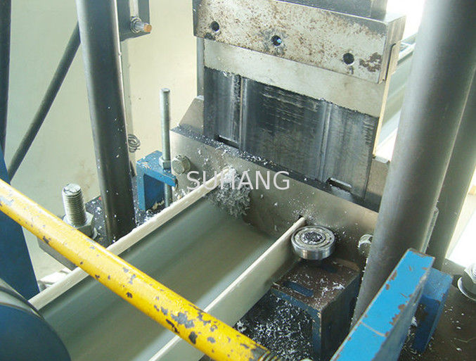 PLC Control Roof Ridge Cap Roll Forming Machine For Galvanized Steel Sheet