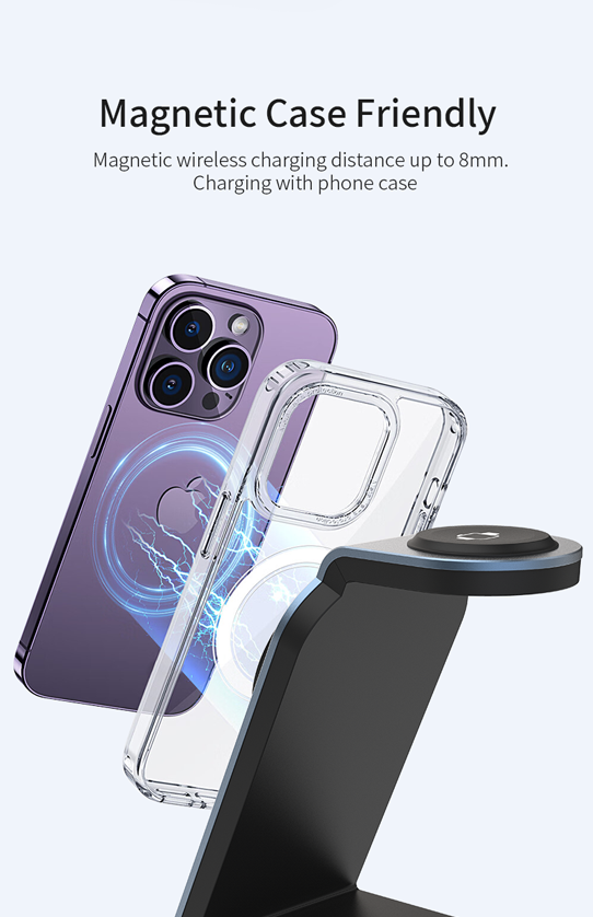 Multi-functional Wireless Charging Station for Mobile Phone iwatch and AirPods 5w