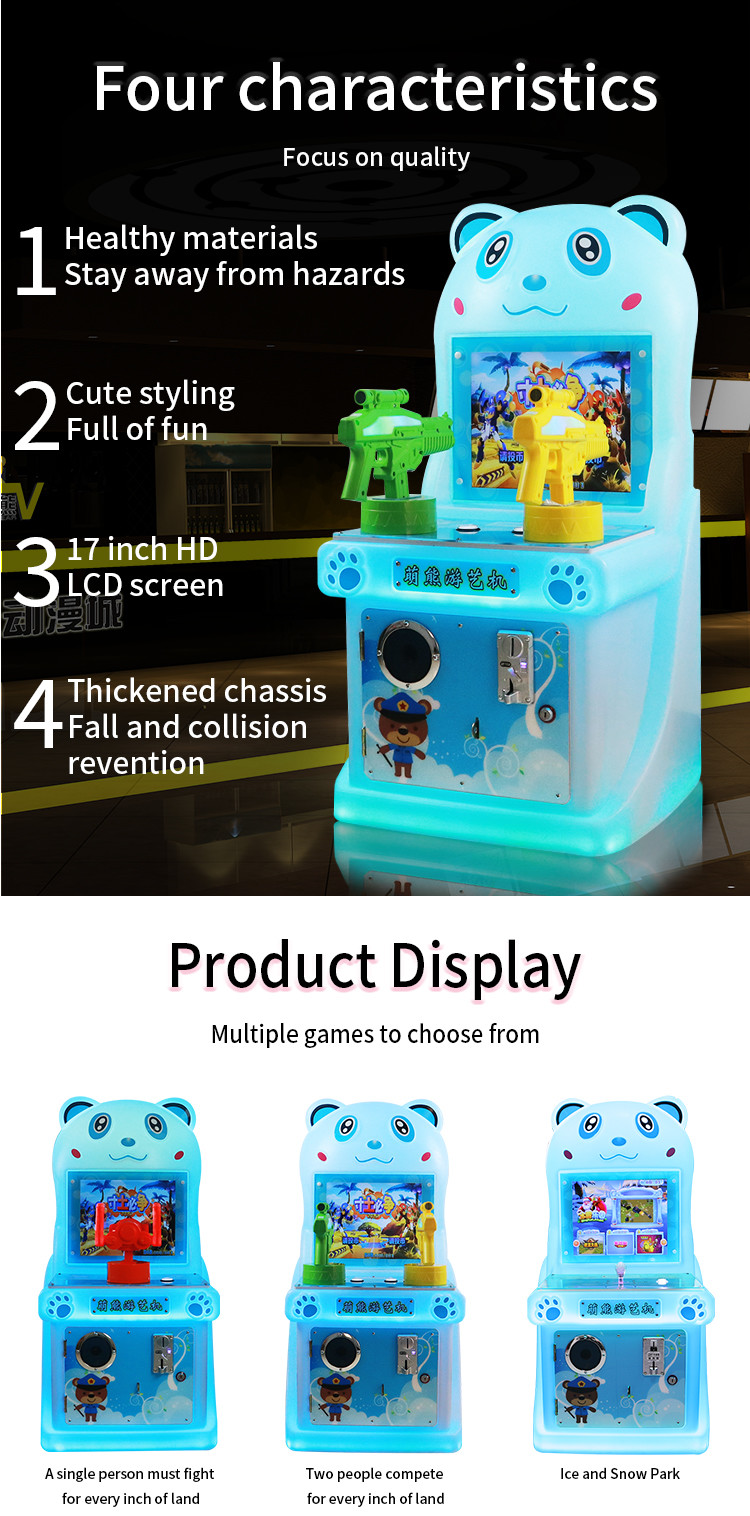 Arcade Games Video Simulator Token Coin Push Operated Single player Fishing Game
