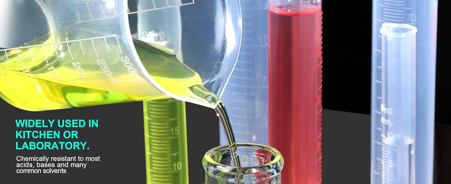 Plastic Graduated Cylinders  Plastic Beakers