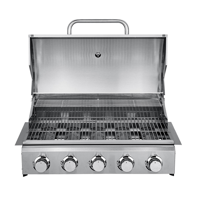 Restaurant Stainless Steel rotisserie Gas Oven BBQ Grill with Powder Coated Finishing