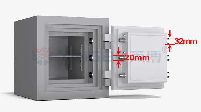 Small Modern Exterior Design Fireproof Safe Box For 120 Mins Fireproof Protection